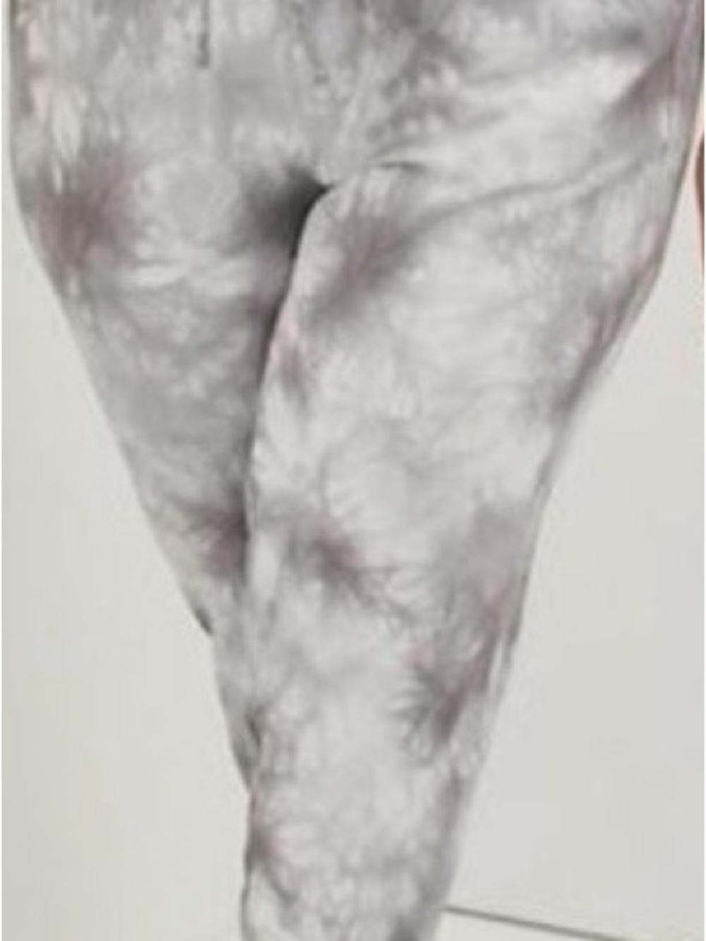 Torrid Grey Tie Dye Challis Jogger Pants